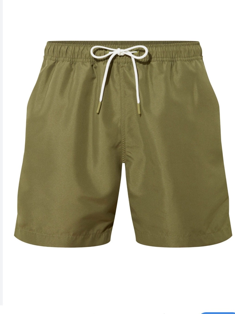 Boy’s  Olive Swim Trunks with Drawstring